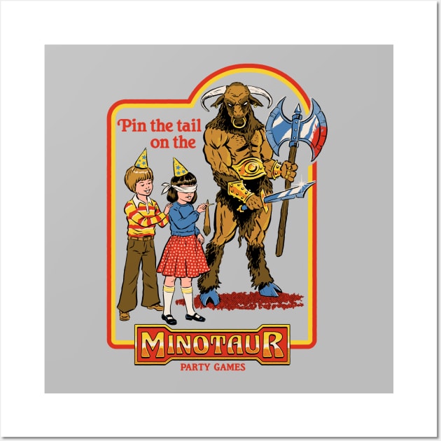 Pin The Tail On The Minotaur Wall Art by Steven Rhodes